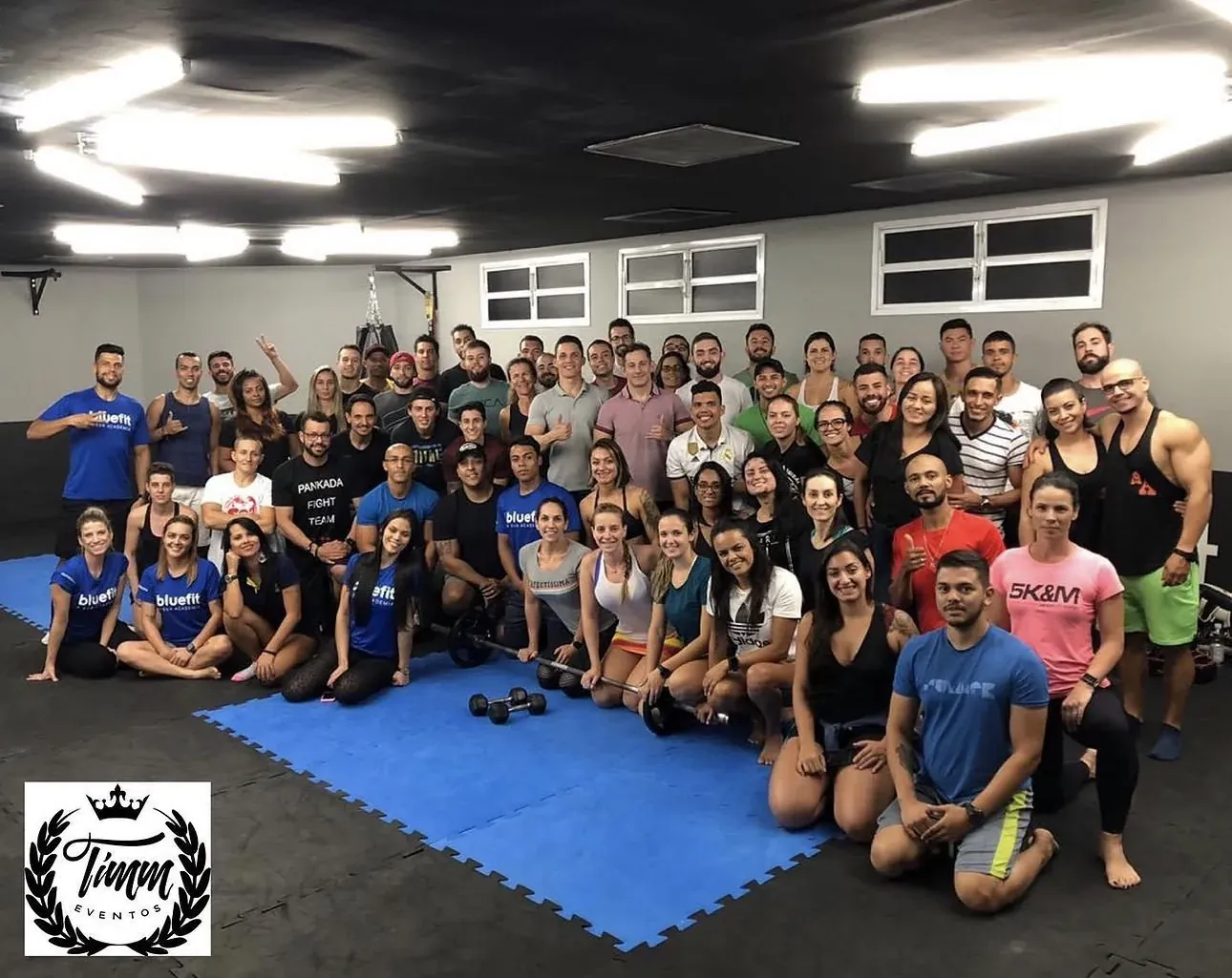 Turma de treinamento reunida em evento TIMM